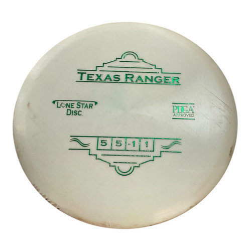 Vist Large View of Product Image Which is Used Lone Star Disc TEXAS RANGER Disc Golf Mid Range White 172g
