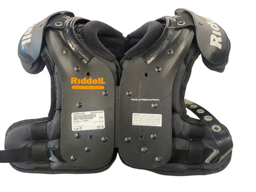 Vist Large View of Product Image Which is Used Riddell BLAZE FB Shoulder Pads Black MD