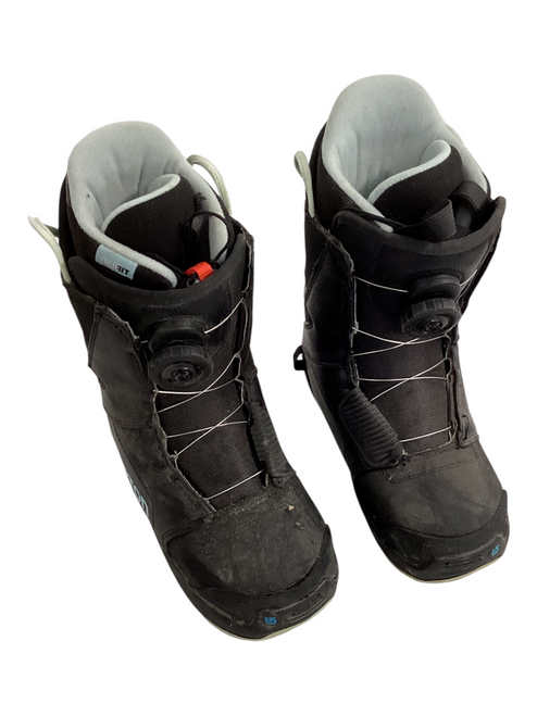 Vist Large View of Product Image Which is Used Burton PROGRESSION BOA Womens Snowboard Boots Black