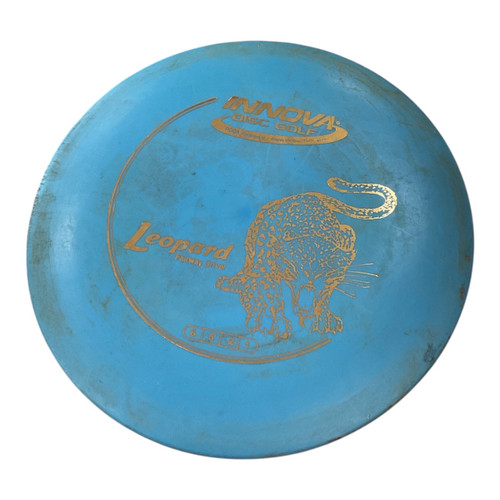 Vist Large View of Product Image Which is Used Innova DX LEOPARD Disc Golf Driver Royal Blue