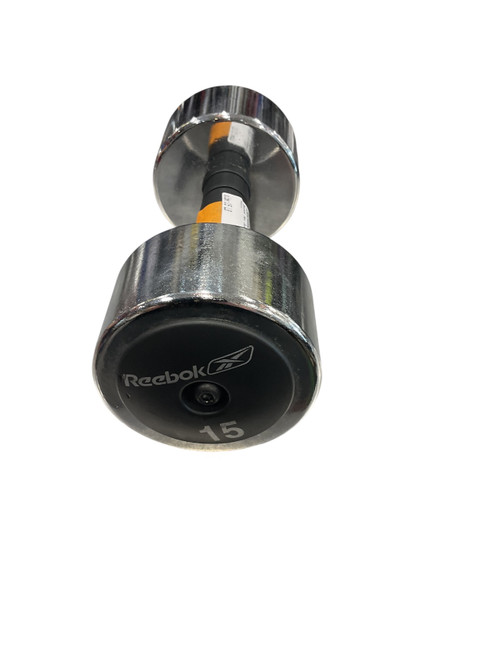 Vist Large View of Product Image Which is Used Reebok Hex Dumbbell (Each) 15 lb