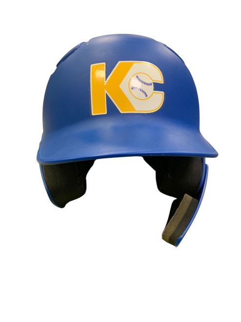 Vist Large View of Product Image Which is Used Mizuno Batting Helmet Royal Blue One Size