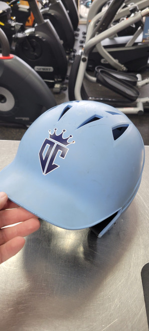 Vist Large View of Product Image Which is Used Champro MD Batting Helmet No Mask Royal Blue MD