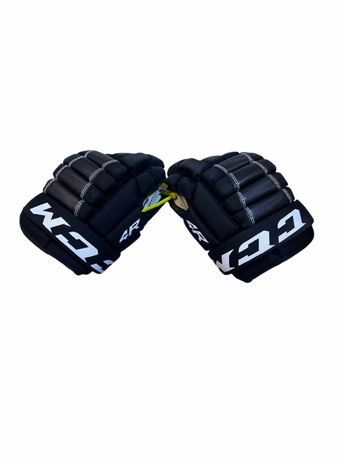 Vist Large View of Product Image Which is Used CCM 4R Youth Gloves Black 8"