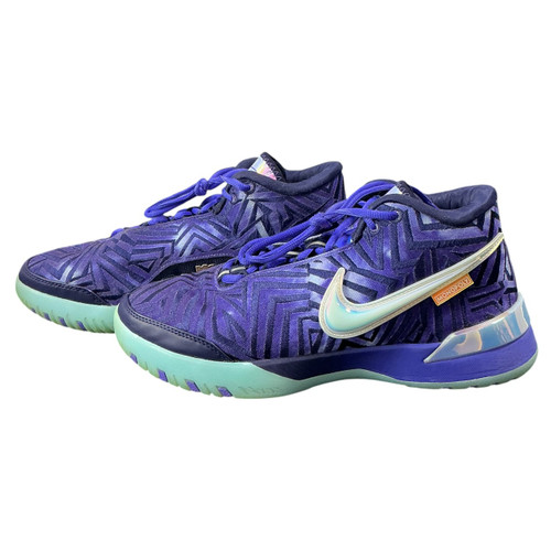 Vist Large View of Product Image Which is Used Nike Basketball Shoes M Purple Senior 8.5