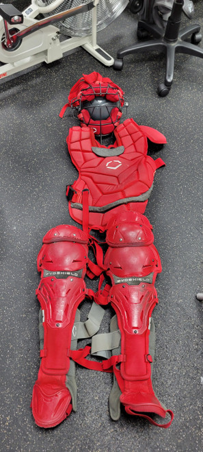 Vist Large View of Product Image Which is Used Evoshield EVOSHIELD PRO SRZ SET Catchers Equipment Other