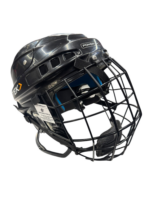 Vist Large View of Product Image Which is Used Powertek V3.0 Helmet Cage Combo Black LG