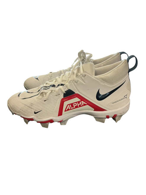Vist Large View of Product Image Which is Used Nike ALPHA CLEATS BB/SB Cleats White Senior 8.5