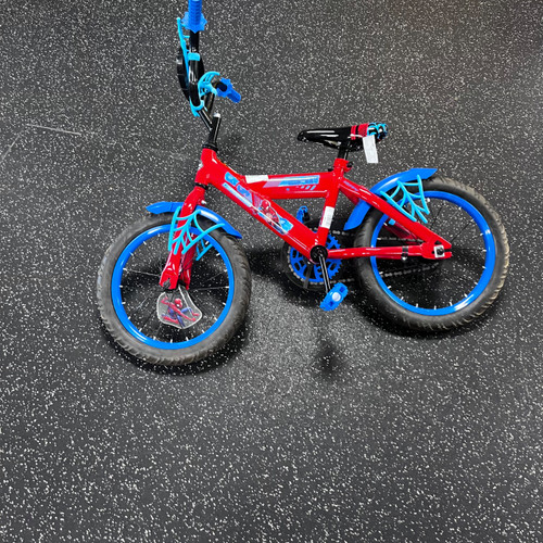 Vist Large View of Product Image Which is Used Huffy SPIDER-MAN BMX Bike Boys Red 14"