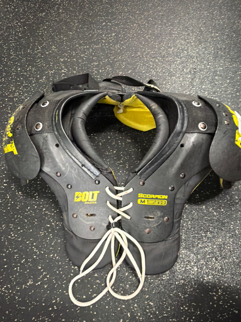 Vist Large View of Product Image Which is Used BOLT SP FB Shoulder Pads Black MD