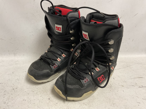 Vist Large View of Product Image Which is Used DC Shoes THE PARK Mens Snowboard Boots White/Black/Red Senior 12