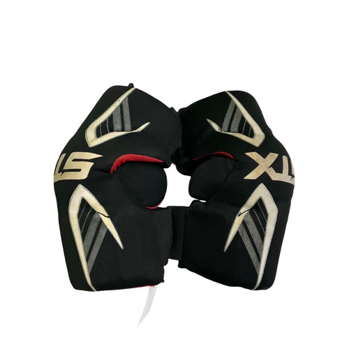 Vist Large View of Product Image Which is Used STX STINGER ARMPADS Lacrosse Arm Pads/Guards Black XS