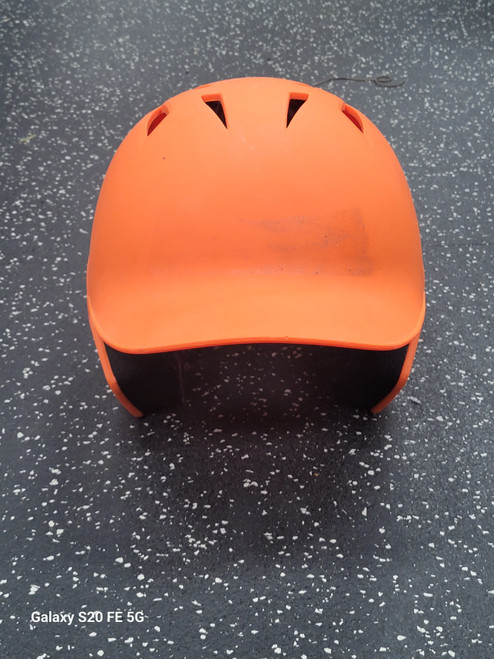Vist Large View of Product Image Which is Used Champro HXJ Batting Helmet No Mask Orange MD