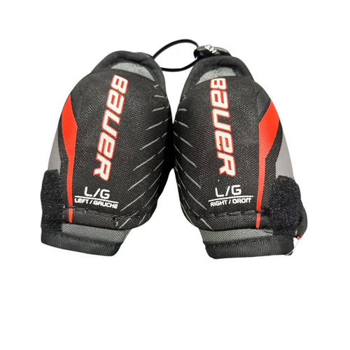 Vist Large View of Product Image Which is Used Bauer LIL SPORT Youth Elbow Pads LG