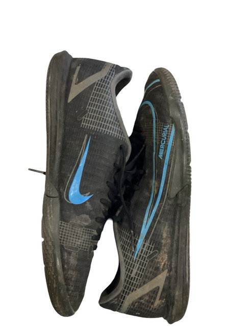 Vist Large View of Product Image Which is Used Nike Soccer Indoor Shoes Black Senior 9
