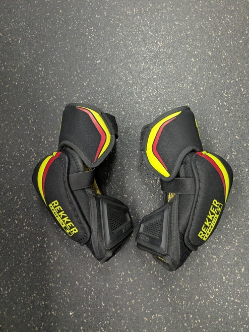 Vist Large View of Product Image Which is Used Sher-wood REKKER LEGEND 4 Junior Elbow Pads LG