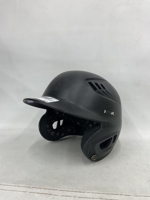 Vist Large View of Product Image Which is Used Rawlings BASEBALL HELMET Batting Helmet No Mask Black SM