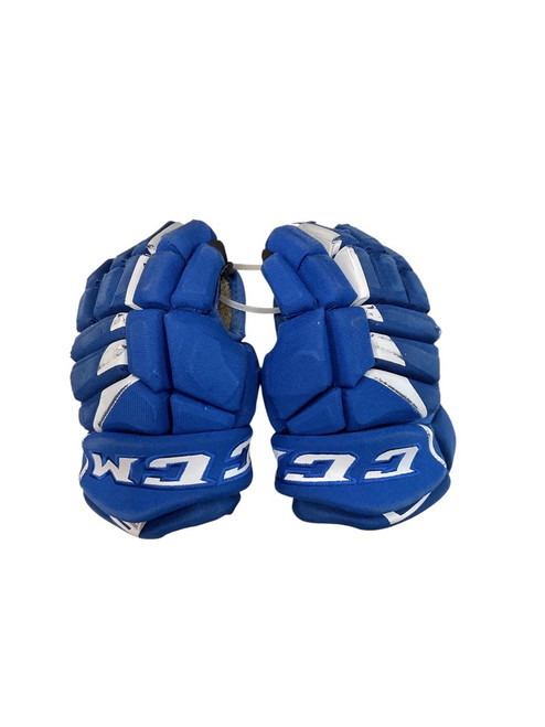 Vist Large View of Product Image Which is Used CCM T485 11 HG Junior Gloves Royal Blue 11"