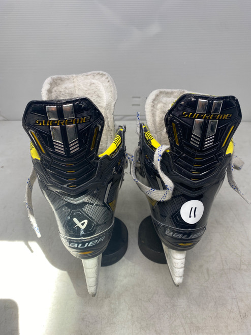 Vist Large View of Product Image Which is Used Bauer M4 Youth Hockey Skate Youth 11.0