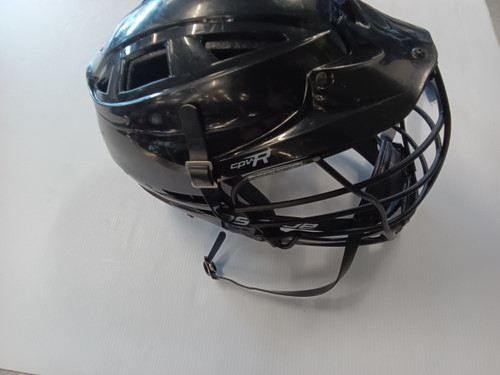 Vist Large View of Product Image Which is Used Cascade CPV R Lacrosse Helmet Black One Size
