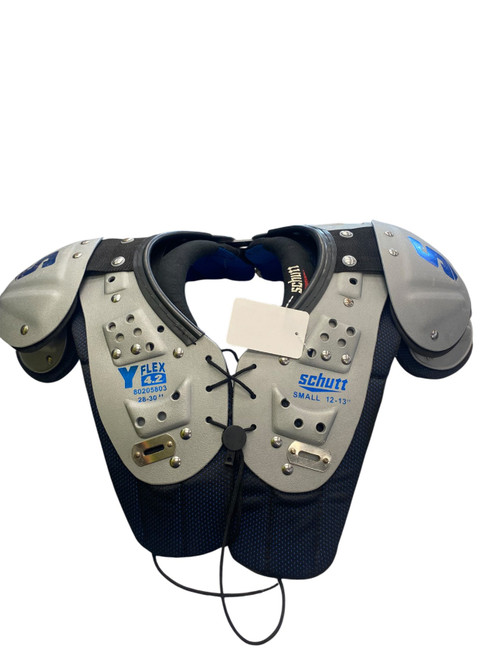 Vist Large View of Product Image Which is Used Schutt Y FLEX 4.2 FB Shoulder Pads Grey SM