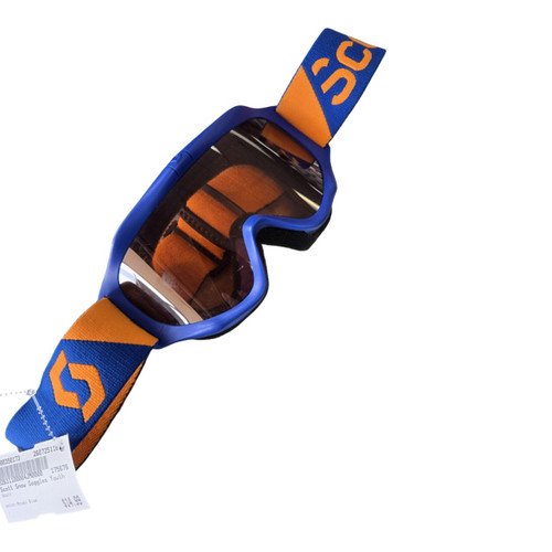 Vist Large View of Product Image Which is Used Scott Snow Goggles Youth Royal Blue