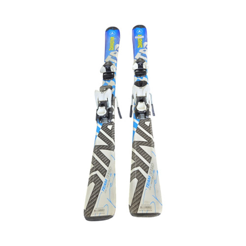 Vist Large View of Product Image Which is Used Dynastar TEAM SPEED SKIS 130CM Boys DH Ski/Binding Royal Blue 130 cm