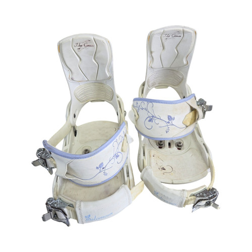 Vist Large View of Product Image Which is Used Salomon THE GRACE BINDINGS S/M Womens Binding Only White S/M