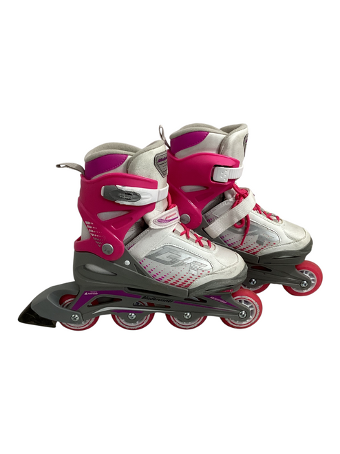 Vist Large View of Product Image Which is Used Bladerunner ABEC3 Junior Aggressive Skates Pink 