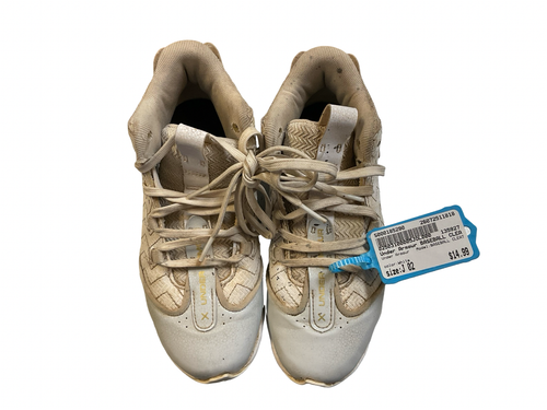 Vist Large View of Product Image Which is Used Under Armour BASEBALL CLEAT BB/SB Cleats White Junior 02