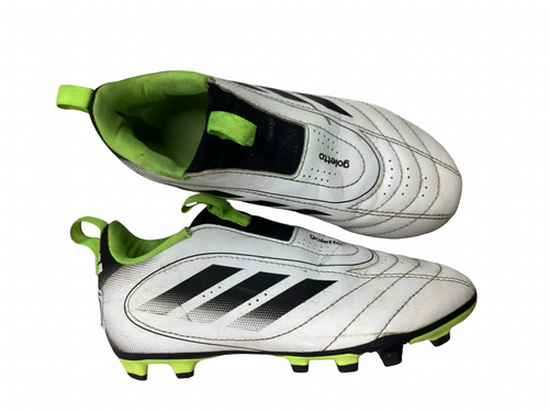 Vist Large View of Product Image Which is Used Adidas Soccer Cleats White Youth 13.0