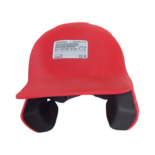 Vist Large View of Product Image Which is Used Epic BATTING HELMET 6 1/2-7 Batting Helmet No Mask Red One Size