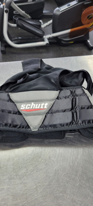Vist Large View of Product Image Which is Used Schutt RIB GUARD Lacrosse Rib Pads Black SM