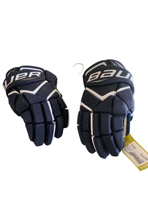 Vist Large View of Product Image Which is Used Bauer X700 Senior Gloves Navy Blue 15"