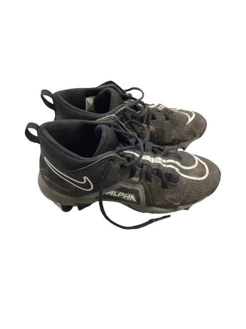 Vist Large View of Product Image Which is Used Nike ALPHA FASTFLEX BB CLEATS BLK BB/SB Cleats Black Youth 06.0