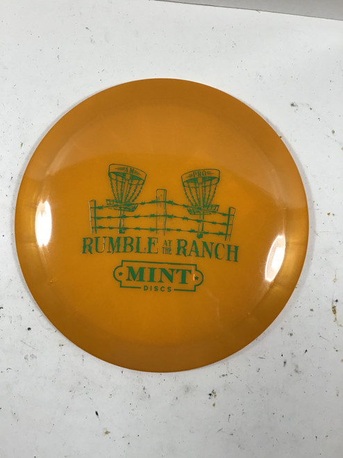 Vist Large View of Product Image Which is Used Mint SUBLIME LONGHORN Disc Golf Driver Orange 174g