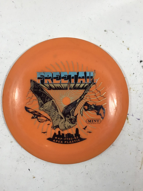 Vist Large View of Product Image Which is Used Mint APEX FREETAIL Disc Golf Driver Orange 176g