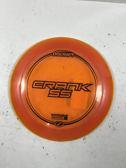 Vist Large View of Product Image Which is Used Discraft Z CRANK SS Disc Golf Driver Red 175g