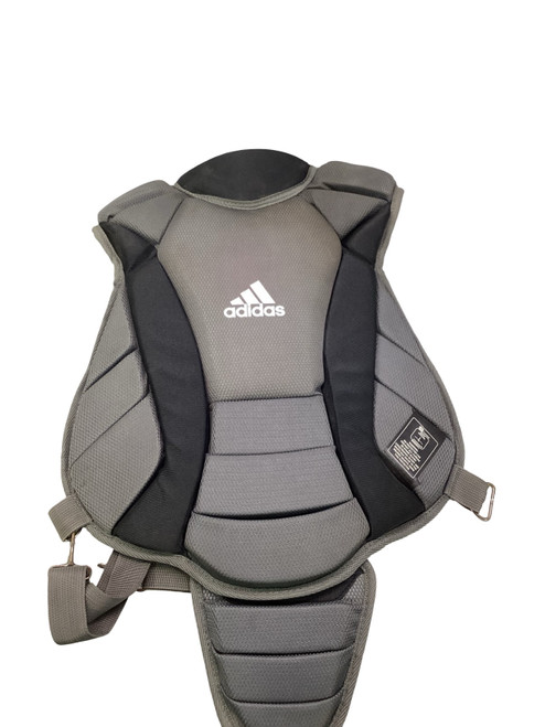 Vist Large View of Product Image Which is Used Adidas BLK/GRY CHEST PROTECTOR Catchers Chest Protector Black Junior