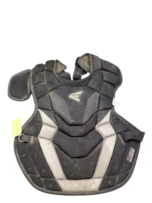 Vist Large View of Product Image Which is Used Easton BLACK AND SILVER CHEST PROTECTOR Catchers Chest Protector Black Junior
