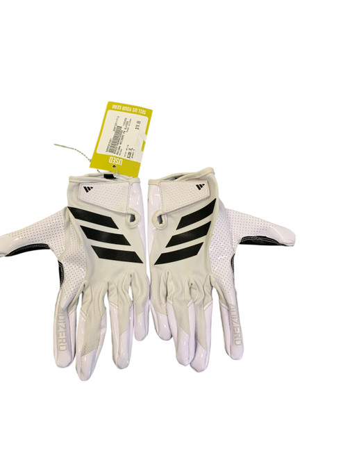 Vist Large View of Product Image Which is Used Adidas ADIZERO FB Gloves White XL
