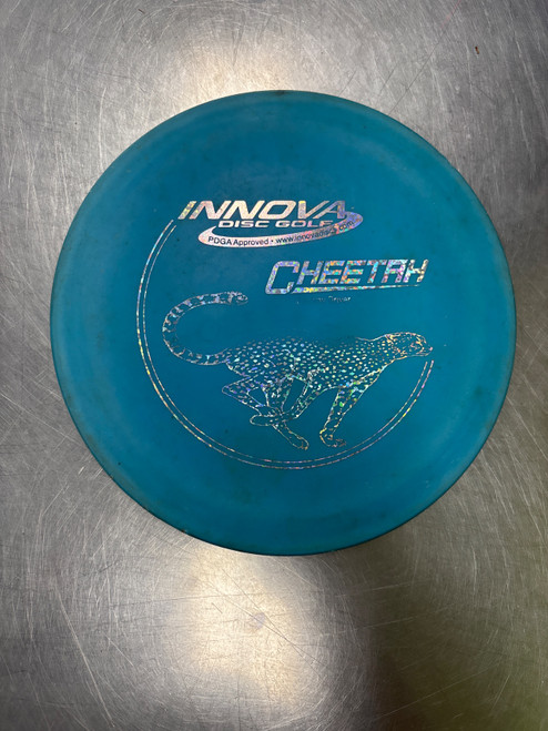 Vist Large View of Product Image Which is Used Innova DX CHEETAH Disc Golf Driver Royal Blue