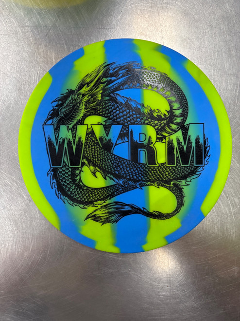 Vist Large View of Product Image Which is Used DIVERGENT WYRM Disc Golf Driver Royal Blue