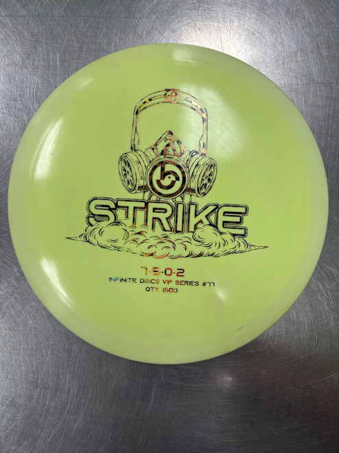 Vist Large View of Product Image Which is Used Birdie STRIKE Disc Golf Driver Yellow