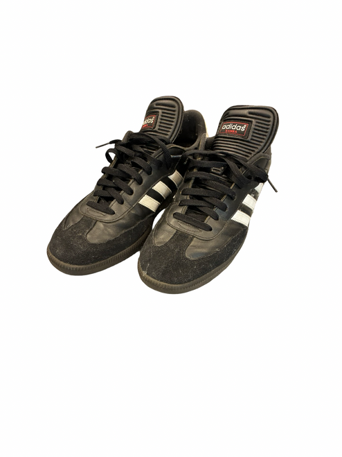 Vist Large View of Product Image Which is Used Adidas Soccer Indoor Shoes White Junior 03.5