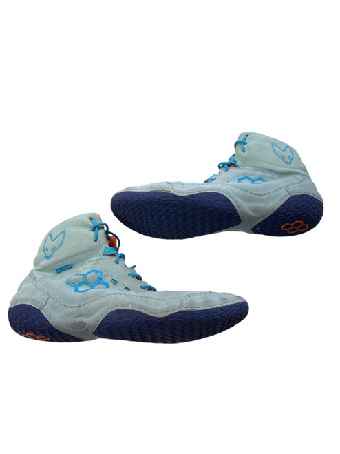 Vist Large View of Product Image Which is Used Rudis Wrestling Shoes Carolina Blue Senior 12