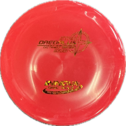 Vist Large View of Product Image Which is Used Innova DAEDALUS Disc Golf Driver Red