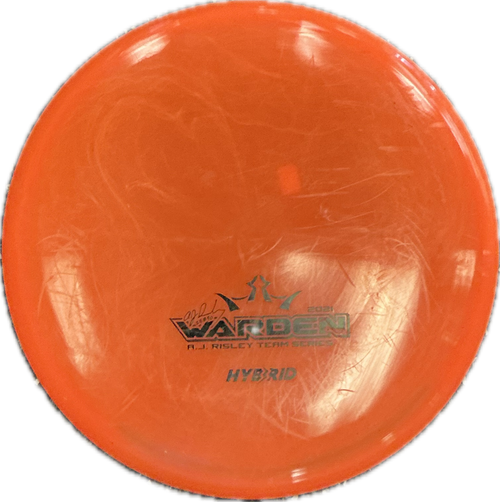Vist Large View of Product Image Which is Used Dynamic Discs WARDEN Disc Golf Putter Orange