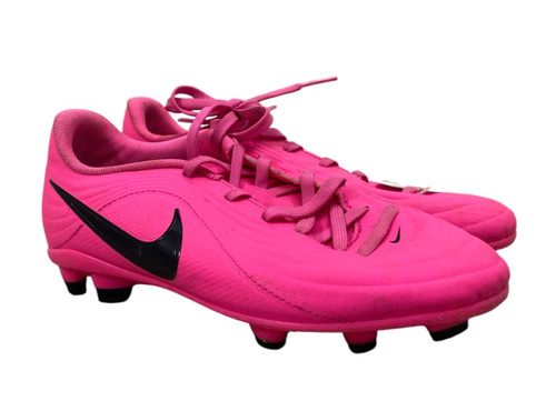 Vist Large View of Product Image Which is Used Nike Soccer Cleats Pink Junior 04.5