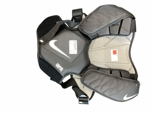 Vist Large View of Product Image Which is Used Nike VAPOR Lacrosse Shoulder Pads Black LG